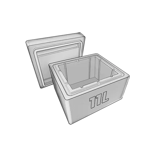 Caja Isotérmica 11L, Nevera Portátil de Temperatura Refrigerada, De  Porexpán Reutilizable Profesional, Diversos tamaños